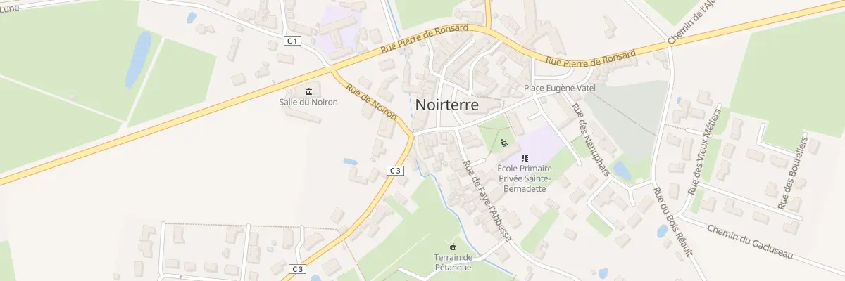 Plan du 1 Rue de Saint Sauveur Noirterre à Bressuire