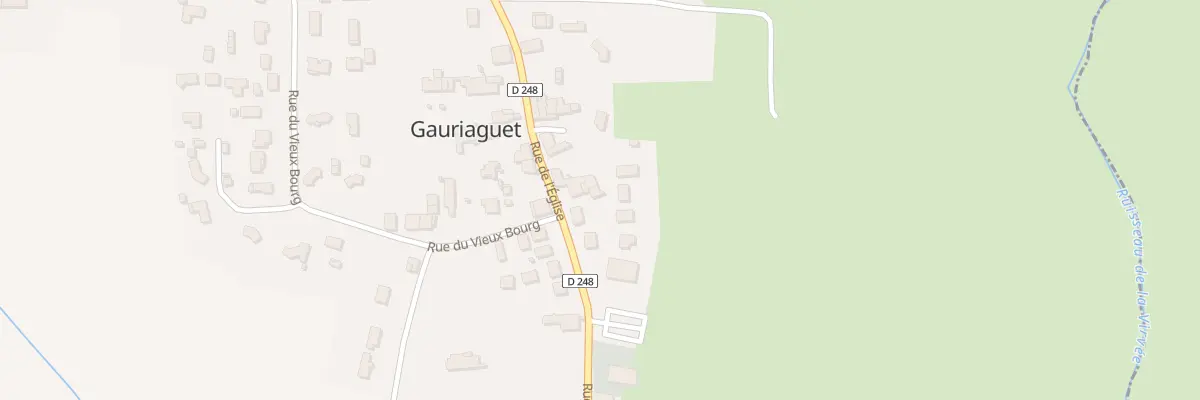 Plan du 41B Rue de l’Église à Gauriaguet