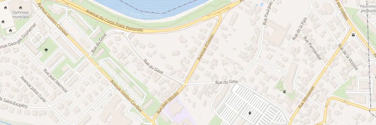 Plan du 14 Av d’Ossau à Jurançon