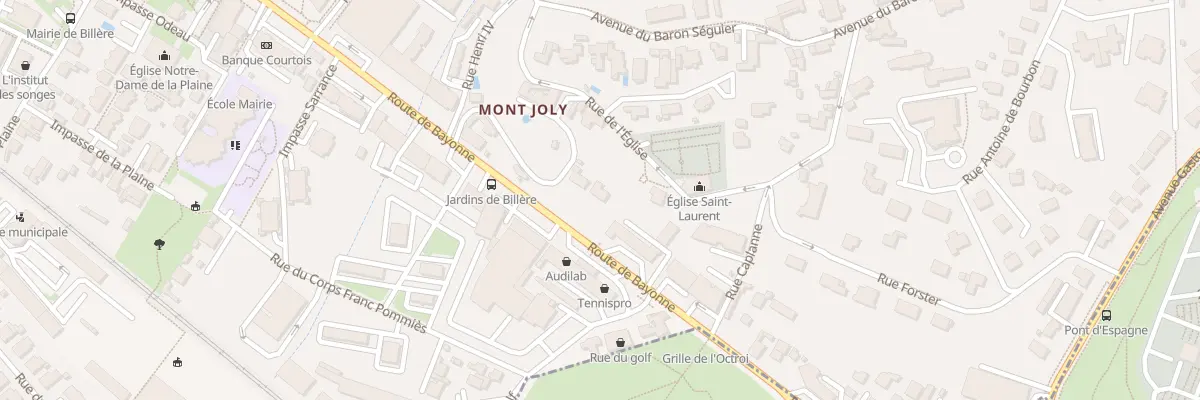Plan du 3B Rue de l’Église à Billère