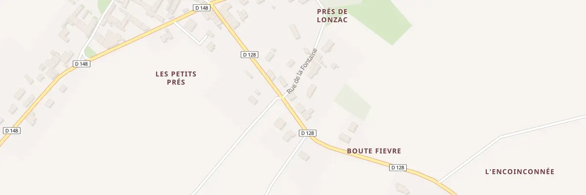 Plan du 11 Rue du Château à Lonzac
