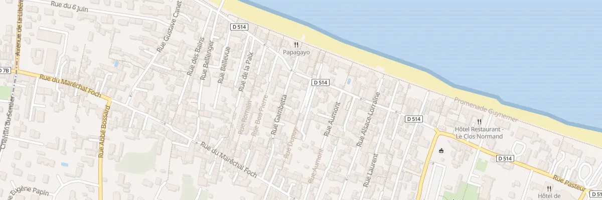 Plan du 7 Rue Dupuy à Saint-Aubin-sur-Mer