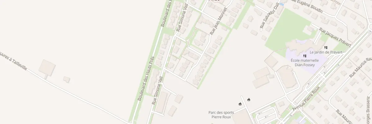 Plan du 22 Rue Jean Monnet à Douvres-la-Délivrande