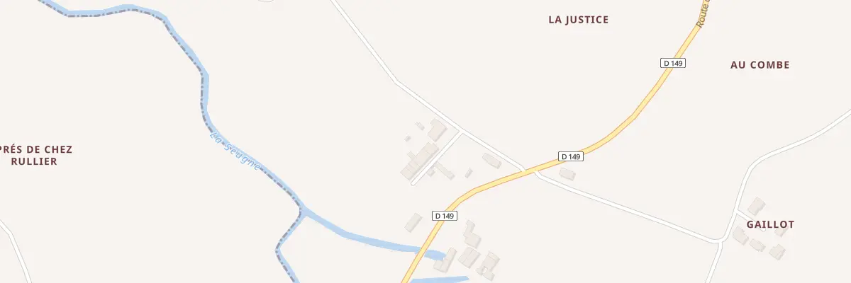 Plan du 3 La Vallade à Bussac-Forêt