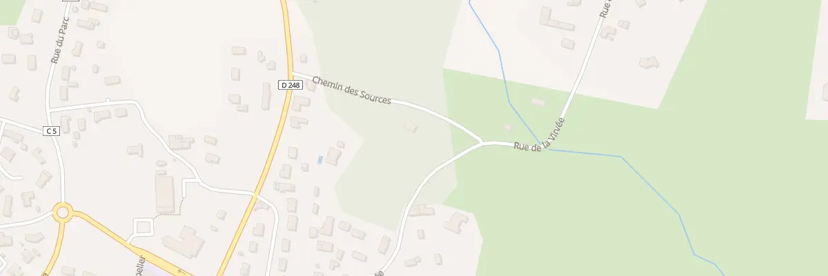 Plan du 44 Che des Sources à Gauriaguet