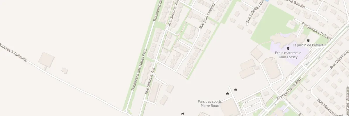 Plan du 24 Rue Jean Monnet à Douvres-la-Délivrande