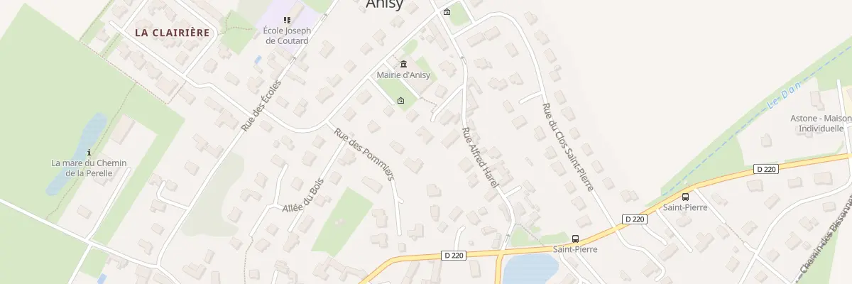 Plan du 3 Imp Alfred Harel à Anisy