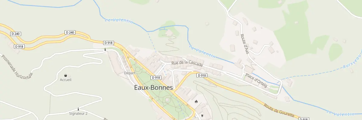 Plan du 5 Rue de la Cascade à Eaux-Bonnes