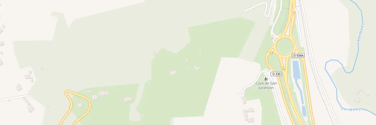 Plan du 11 Rte de Pau à Gan