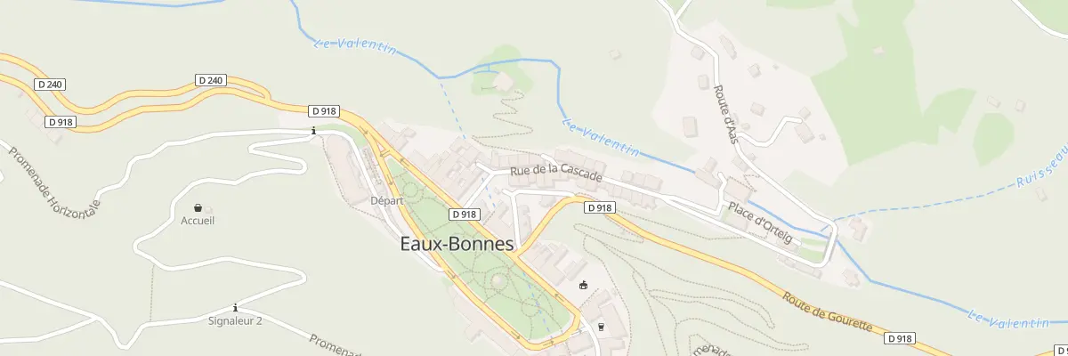 Plan du 6 Rue de la Cascade à Eaux-Bonnes