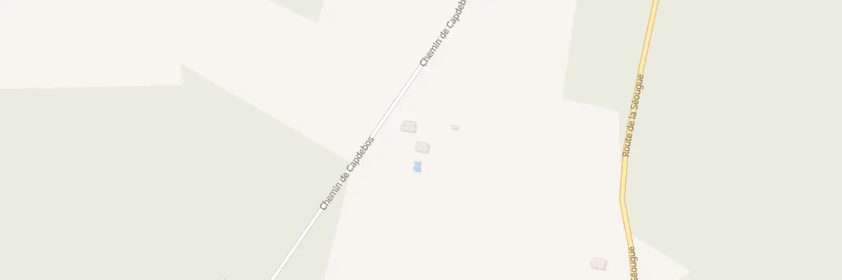 Plan du 810 Che de Capdebos à Cachen