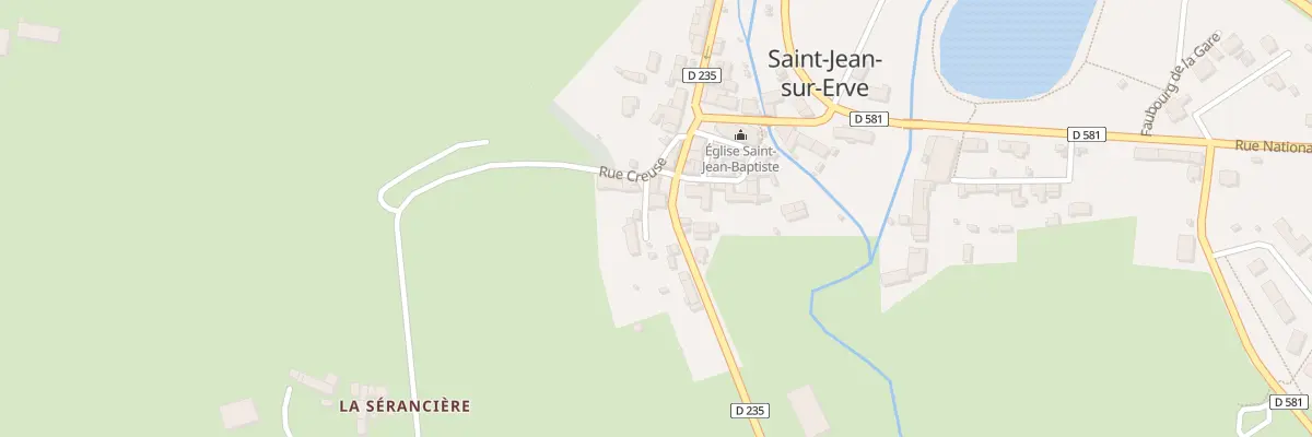 Plan du 6 Route de Saint Pierre à Blandouet-Saint Jean