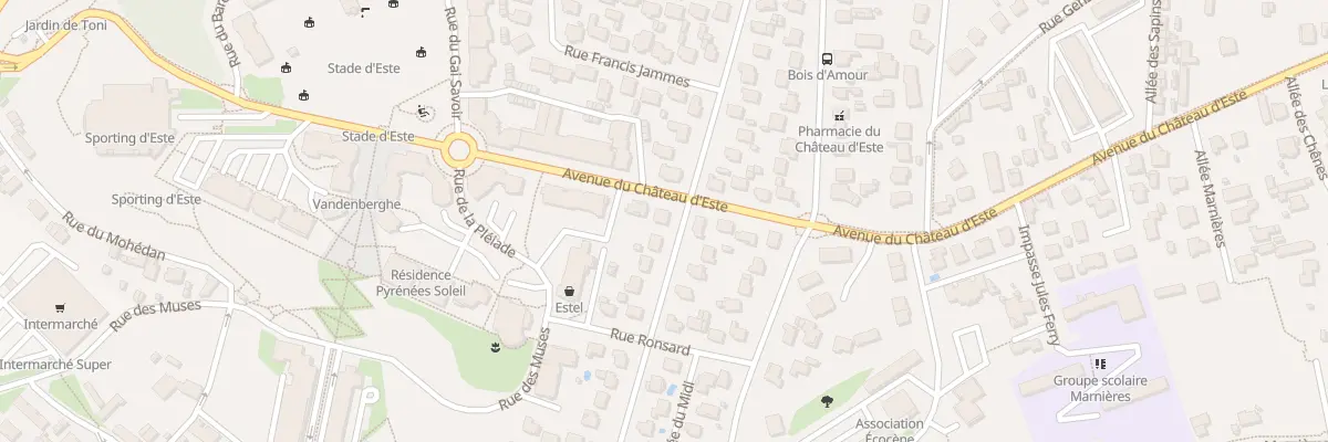 Plan du 14 Rue de Navarre à Billère