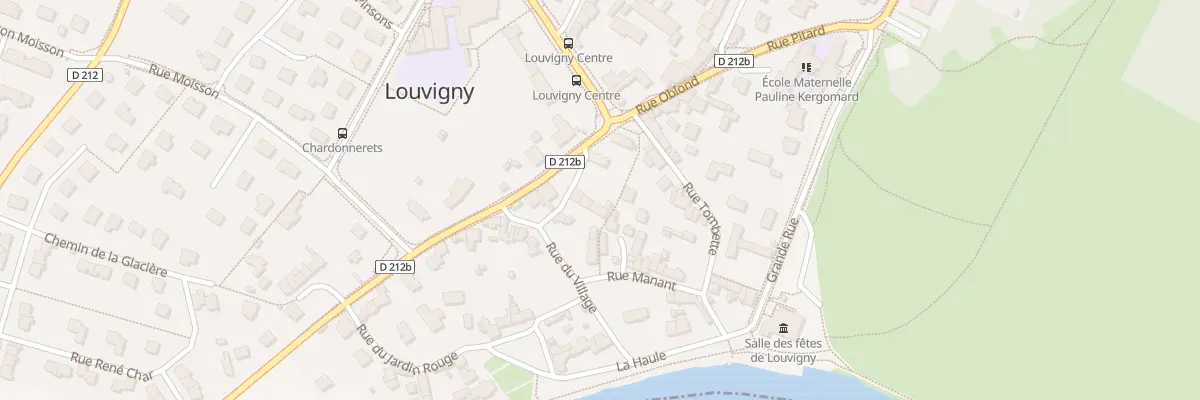 Plan du 6 Rue du Village à Louvigny