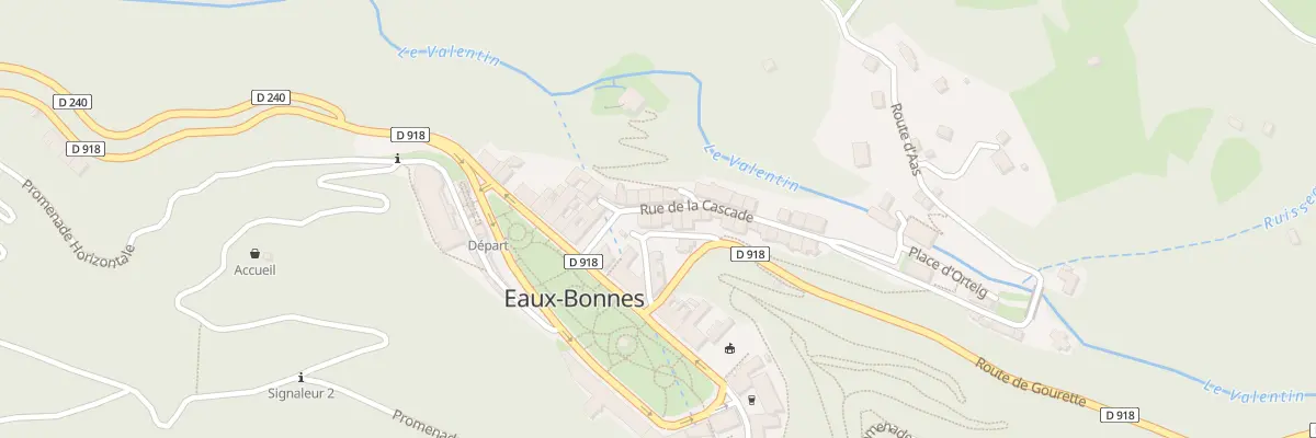 Plan du 4 Rue de la Cascade à Eaux-Bonnes