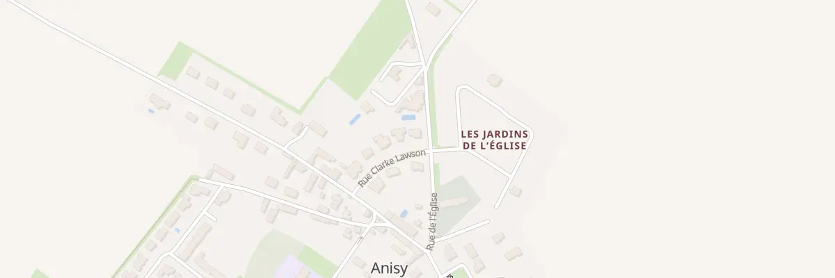 Plan du 2 Rue Clarke Lawson à Anisy