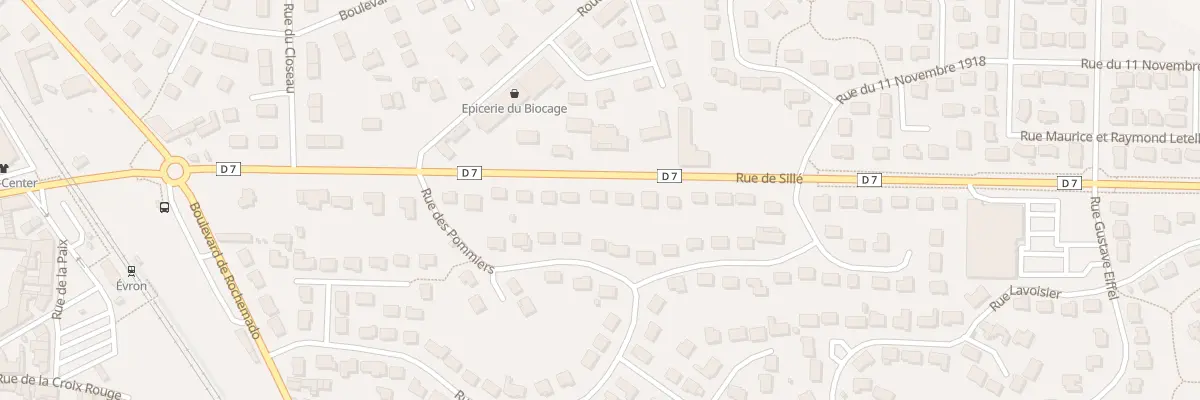 Plan du 24 Rue de Sillé à Évron