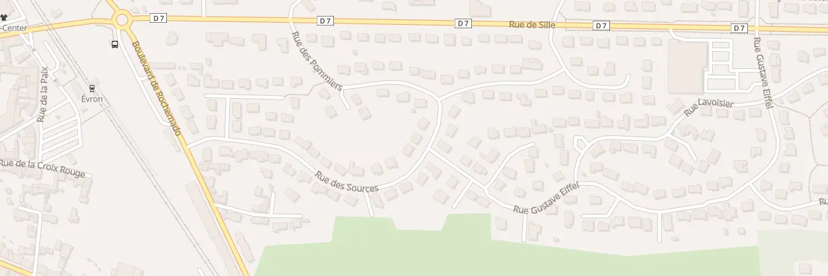 Plan du 23 Rue des Sources Evron à Évron