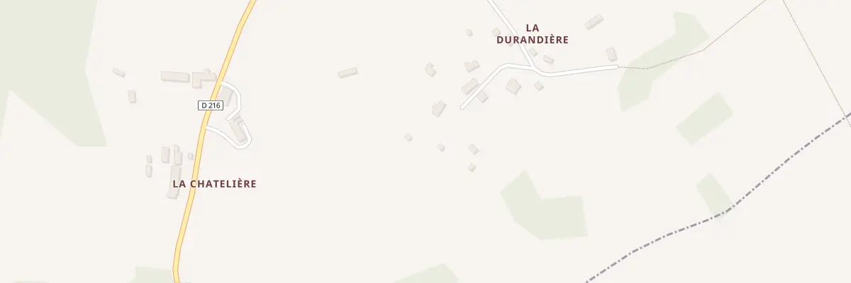 Plan du 421 Che de la Durandière à Sainte-Honorine-la-Guillaume