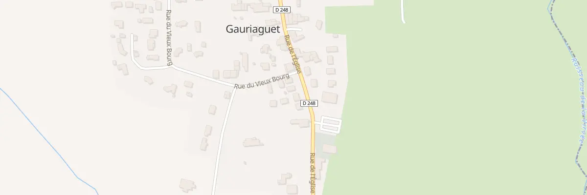 Plan du 46 Rue de l’Église à Gauriaguet