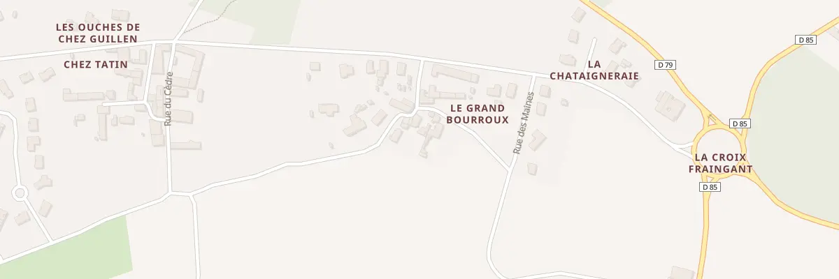 Plan du 2 Rue des Jardins à Louzac-Saint-André