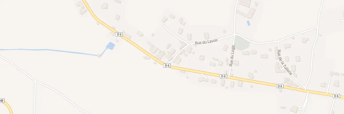 Plan du 1 Rue du Lavoir à Champdeniers