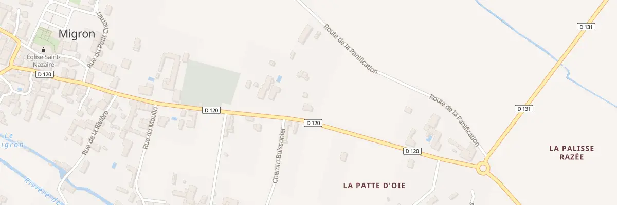 Plan du 43 Av de Saintonge à Migron