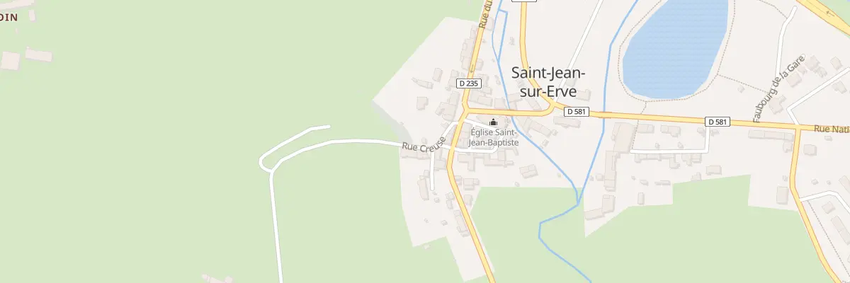 Plan du 5176 Rue Creuse à Blandouet-Saint Jean
