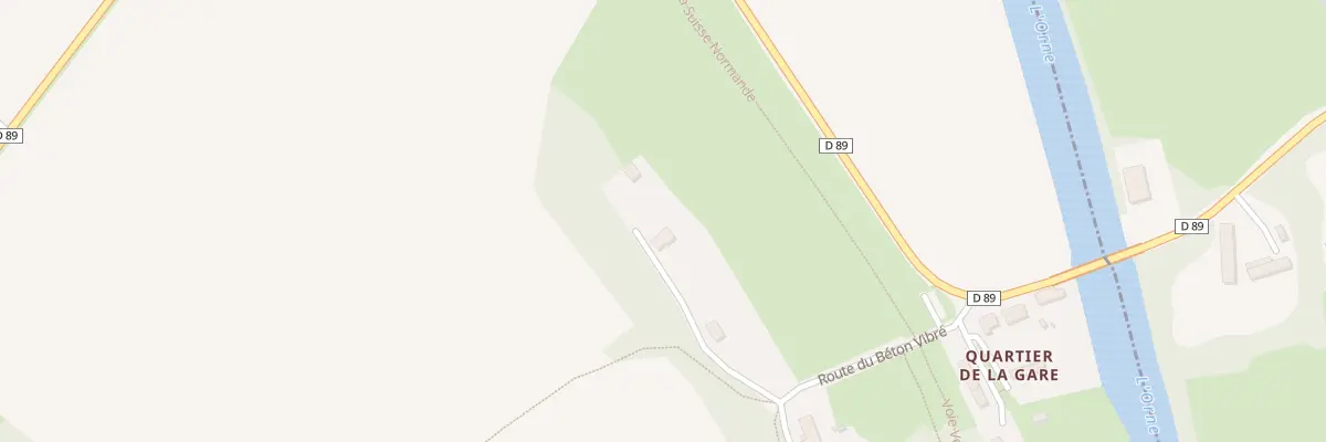 Plan du 4 Rte du Béton Vibré à Feuguerolles-Bully