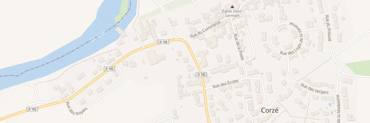 Plan du 3 Rue de la Sucrerie à Corzé