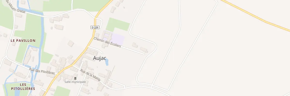 Plan du 11 Che des Ecoliers à Aujac