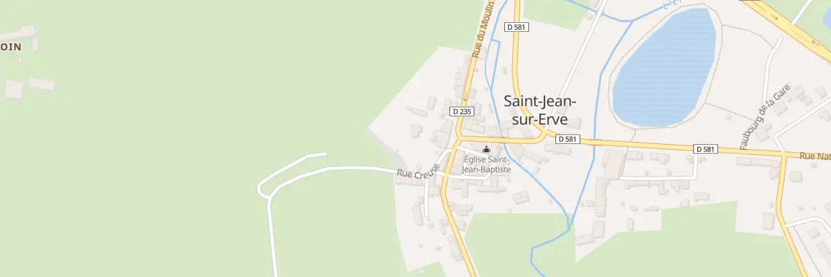 Plan du 2 Rue Creuse à Blandouet-Saint Jean