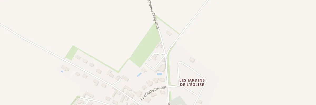 Plan du 3 Che d’Anguerny à Anisy