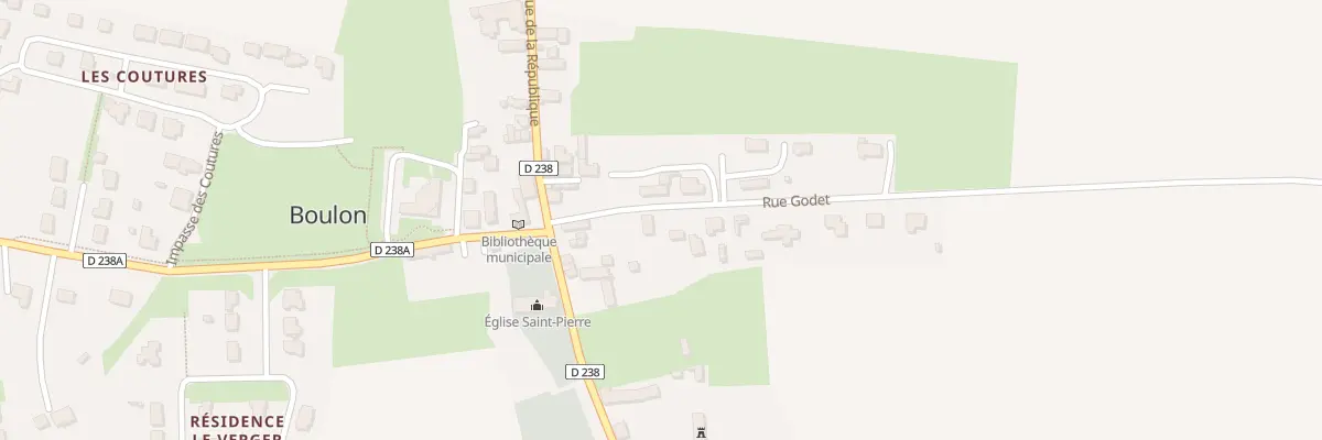 Plan du 56 Rue Godet à Boulon