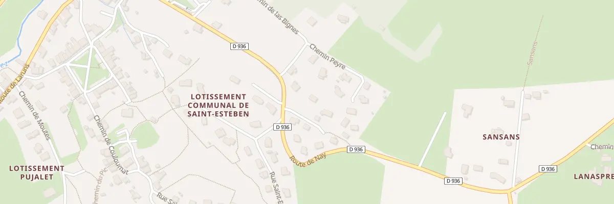 Plan du 15 Rte de Nay à Rébénacq