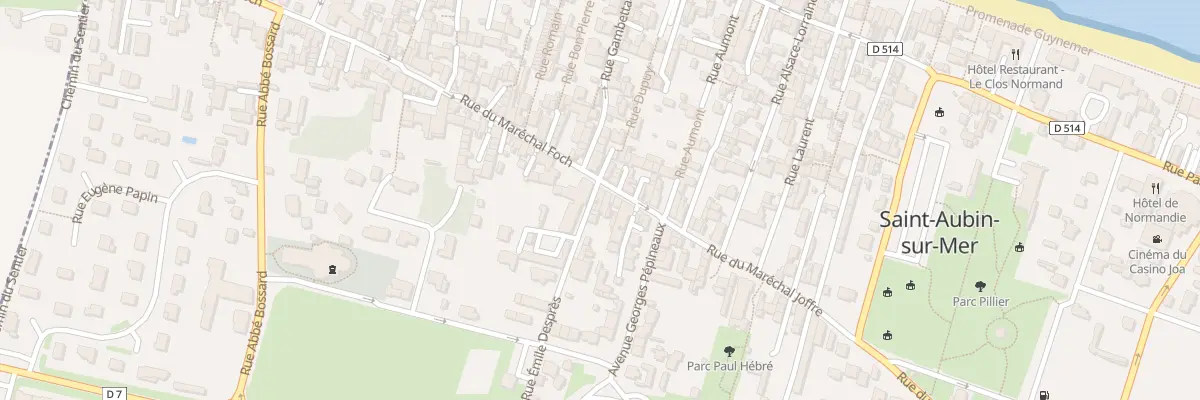 Plan du 15 Rue du Maréchal Foch à Saint-Aubin-sur-Mer