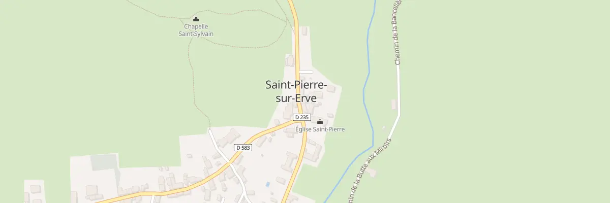 Plan du 2 Rue St Sylvain à Saint-Pierre-sur-Erve