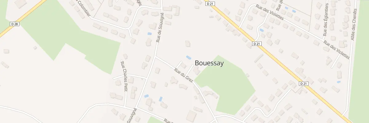 Plan du 6 Rue du Grez à Bouessay