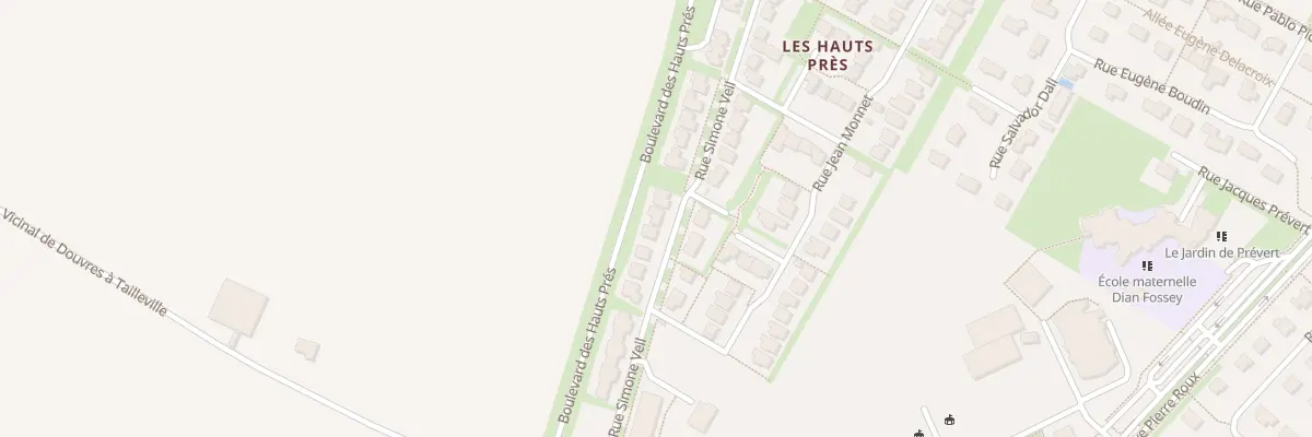 Plan du 52 Rue Simone Veil à Douvres-la-Délivrande
