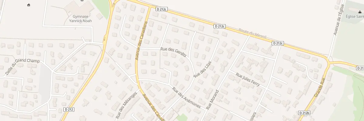 Plan du 8 Rue des Genêts à Louvigny