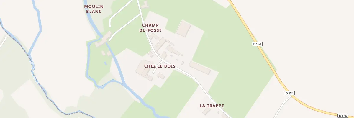 Plan du 21 Chez le Bois à Aujac