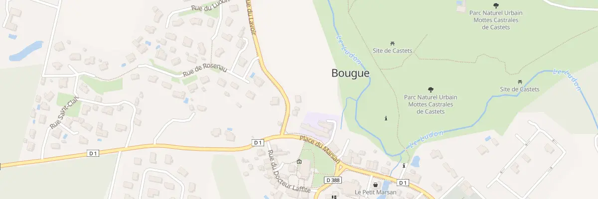 Plan du 46 Rue du Lavoir à Bougue