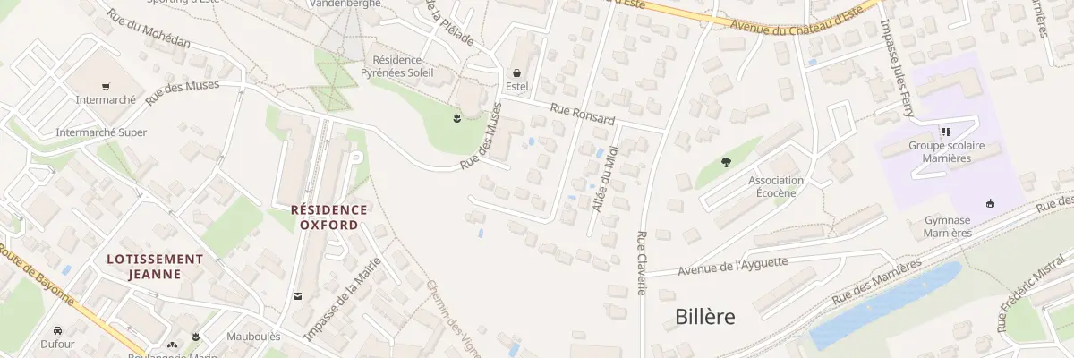 Plan du 30 Rue de Navarre à Billère