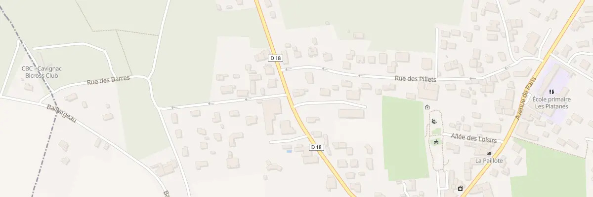 Plan du 26 Rue du Marlacca à Cavignac