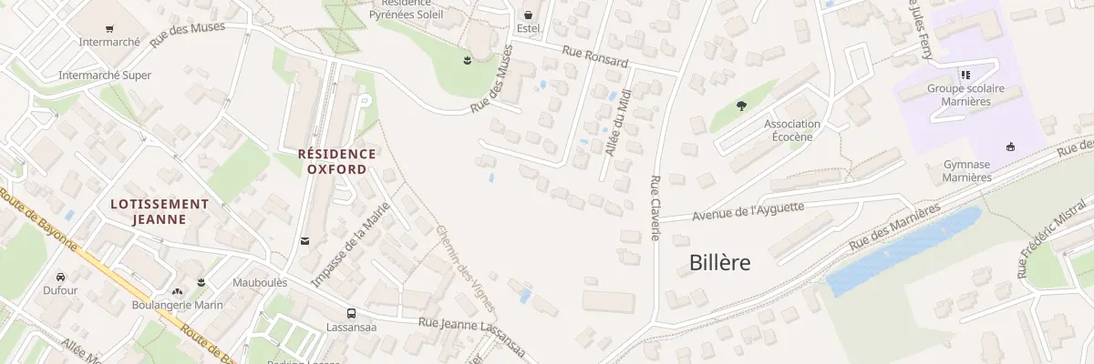 Plan du 43 Rue de Navarre à Billère