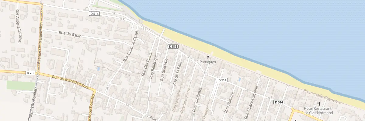 Plan du 10 Rue de la Paix à Saint-Aubin-sur-Mer