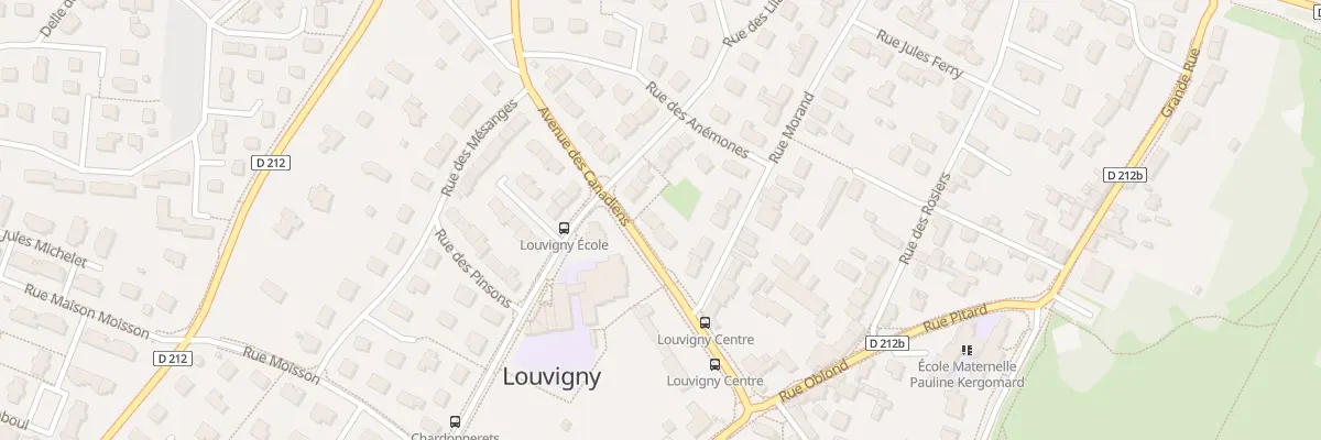 Plan du 6 Av des Canadiens à Louvigny