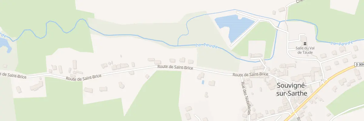 Plan du 3 Rte de Saint Brice à Souvigné-sur-Sarthe