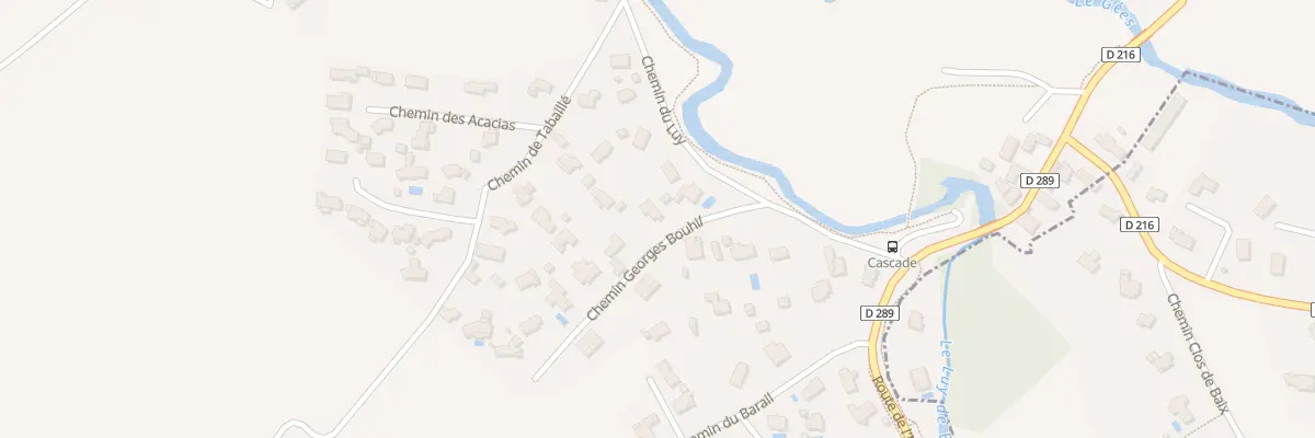 Plan du 2 Che Georges Bouhil à Sauvagnon