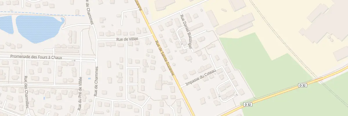 Plan du 69 Rue de Ste Suzanne à Évron